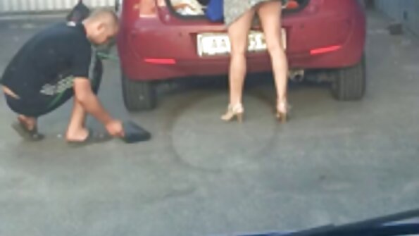 Fiskenet på en fuck tøs, der tager pik bagfra